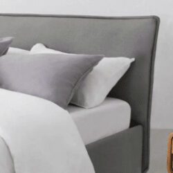 Minimal υφασμάτινο κρεβάτι από τα Έπιπλα Μούζος Κωνσταντίνος Καλαμάτα