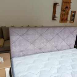 Κρεβάτι με επένδυση υφασμάτινη σε όλα τα χρώματα